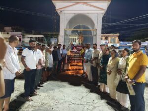 बेपत्ता व्यक्ति र बाढीपीडितको सम्झनामा परासीमा दीप प्रज्वलन